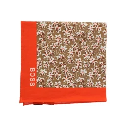 Boss Pocket Square in Beige