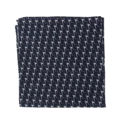 Boss Pocket Square in Dark Blue