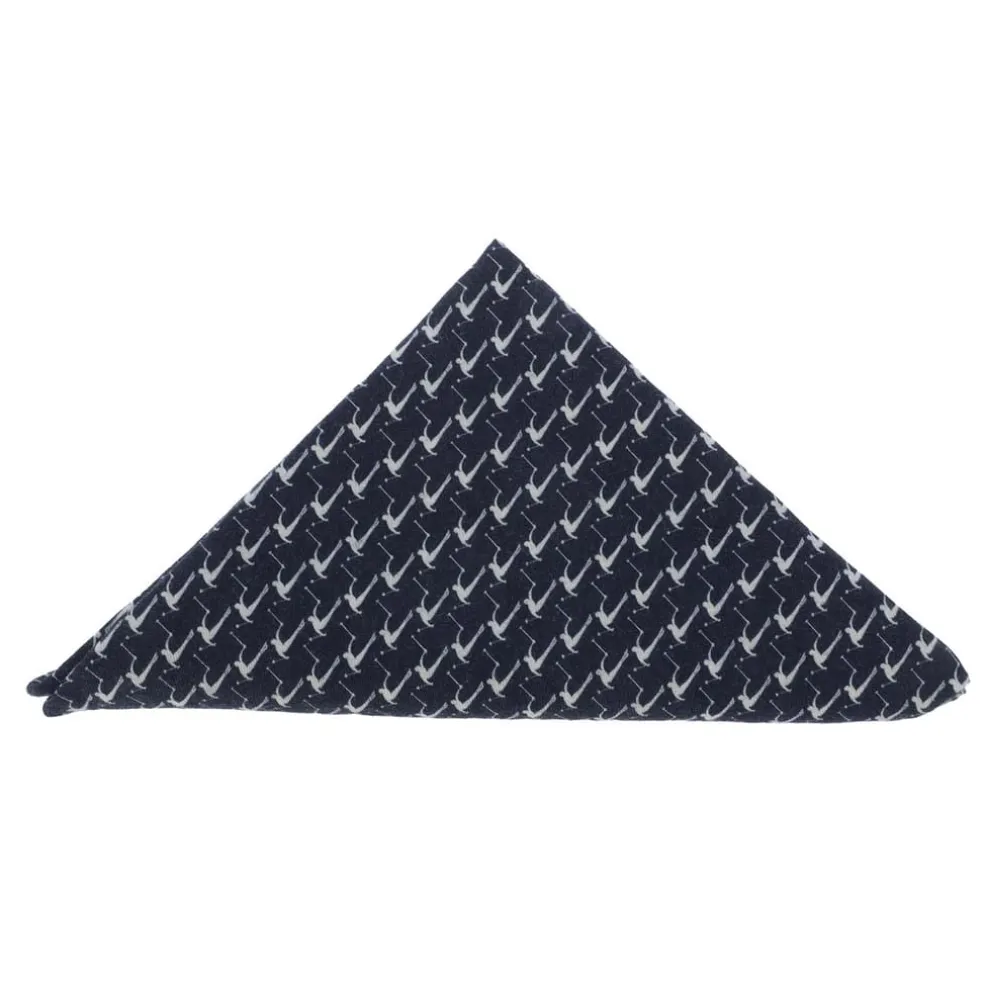 Boss Pocket Square in Dark Blue