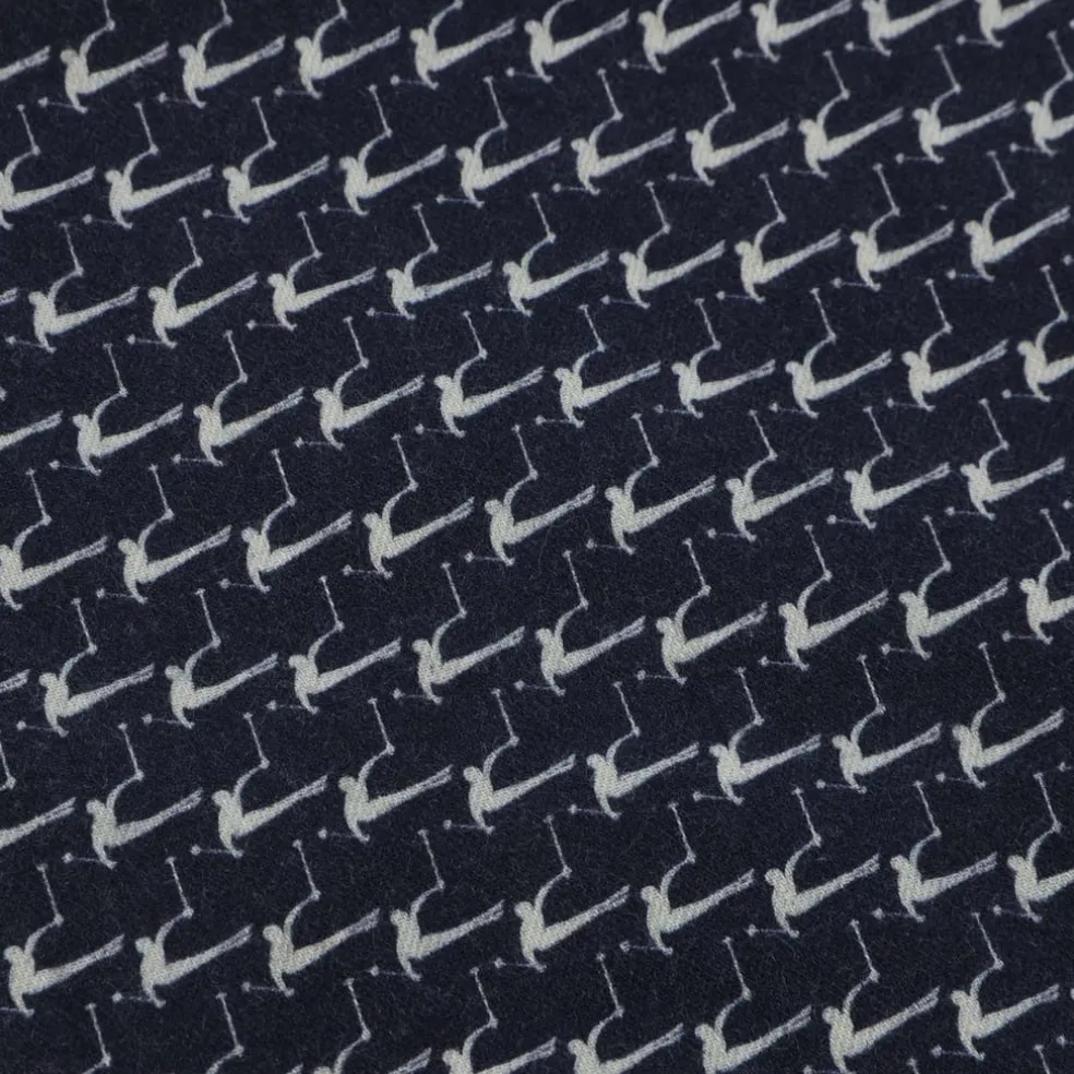 Boss Pocket Square in Dark Blue