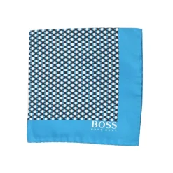 Boss Pocket Square in Turquoise