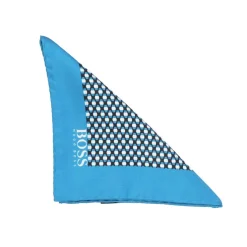Boss Pocket Square in Turquoise