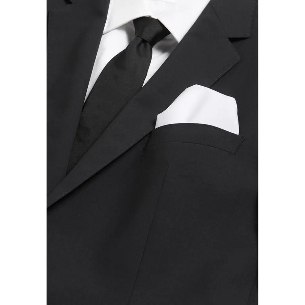 Boss Pocket Square Mens in White