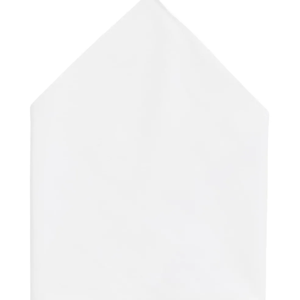 Boss Pocket Square Mens in White