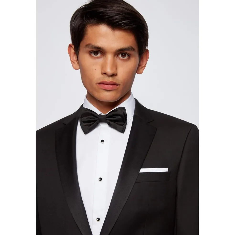 Boss Pocket Square Mens in White