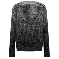 Boss Regular Fit Crew Neck Sweater in Grey
