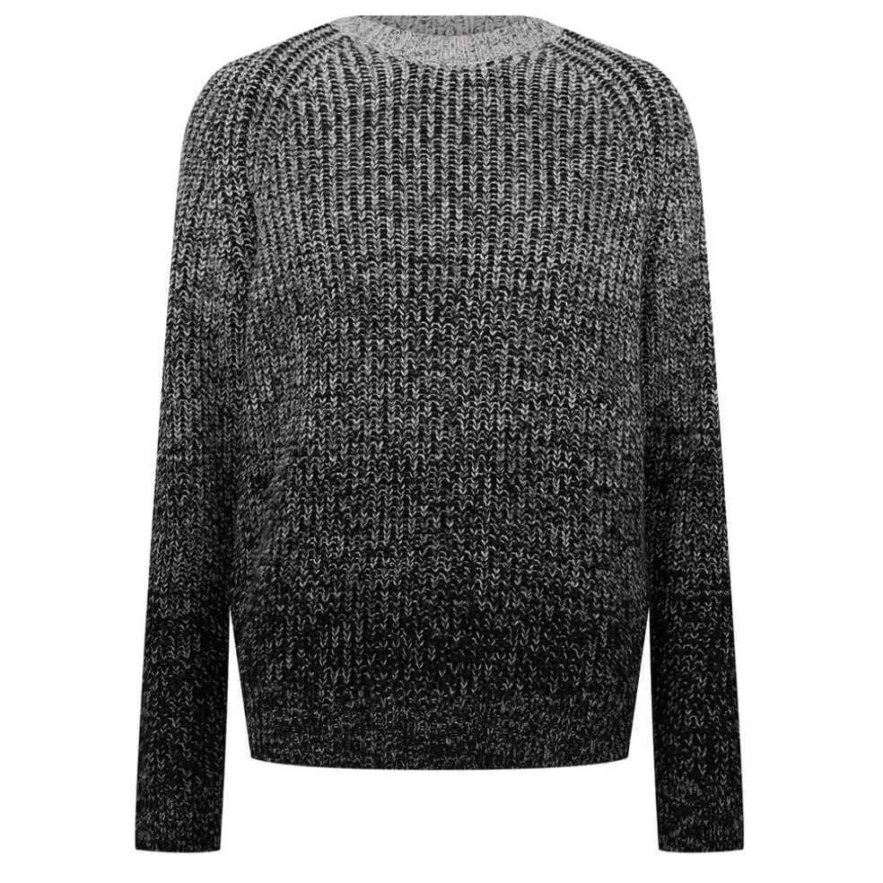 Boss Regular Fit Crew Neck Sweater in Grey