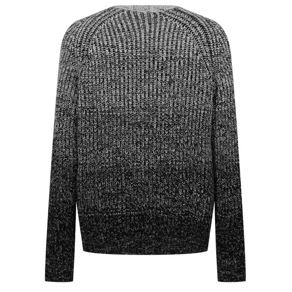 Boss Regular Fit Crew Neck Sweater in Grey