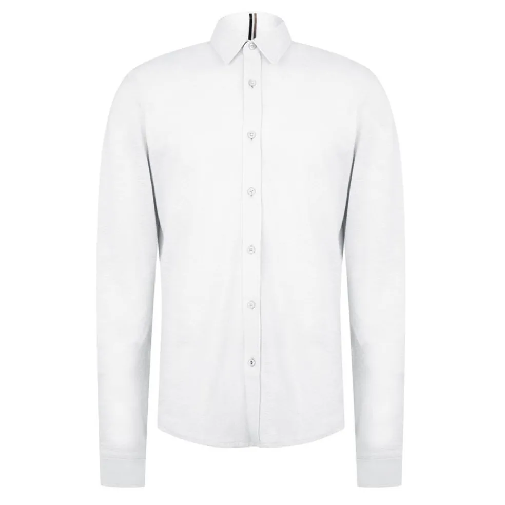 Boss Regular Fit Long Sleeve Shirt in White