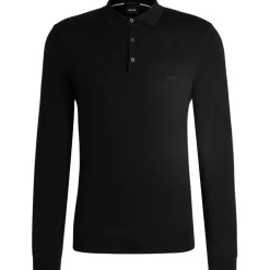 Boss Regular Fit Long Sleeve Sweater in Black