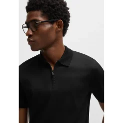 Boss Regular Fit Short Sleeve Shirt in Black