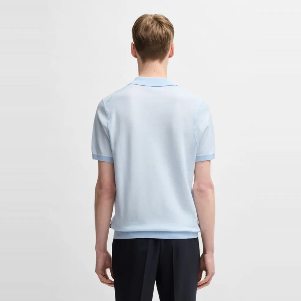 Boss Regular Fit Short Sleeve Shirt in Blue