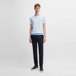 Boss Regular Fit Short Sleeve Shirt in Blue