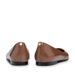 Boss Rose Ballerina Flats in Brown