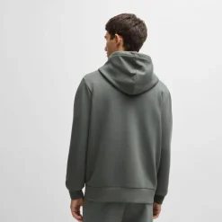Boss Saggy Zip-Up Hoodie in Grey