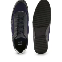 Boss Saturn Slip On Trainers in Dark Blue