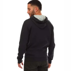 Boss Sewin Hoodie in Dark Blue