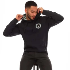 Boss Sewin Hoodie in Dark Blue