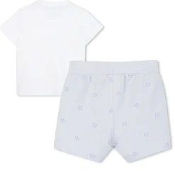 Boss Shirt And Shorts Set Babies in White