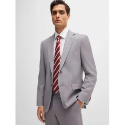 Boss Silk Blend 7.5cm Tie in Red