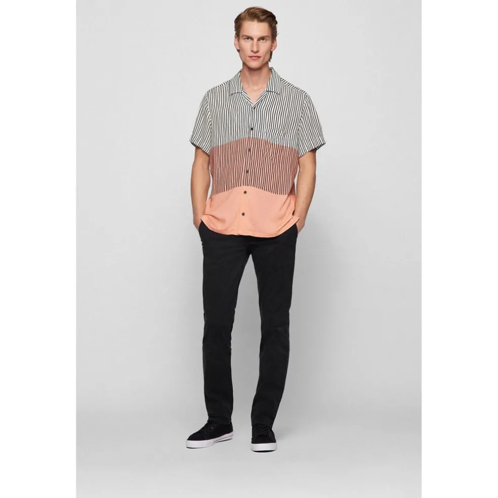 Boss Slim Trousers in Black