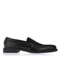 Boss Slip On Loafers in Black