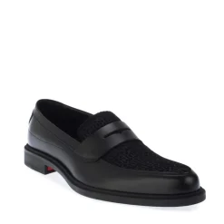 Boss Slip On Loafers in Black