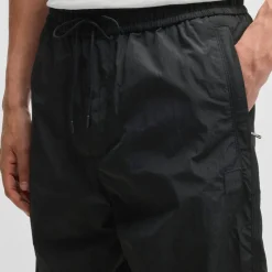 Boss Sracky2 Relaxed-Fit Trousers in Black