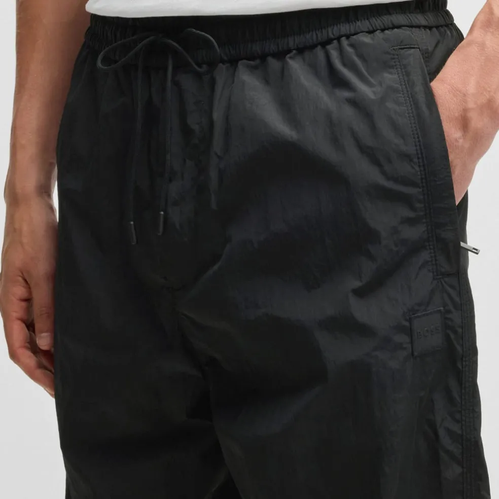 Boss Sracky2 Relaxed-Fit Trousers in Black