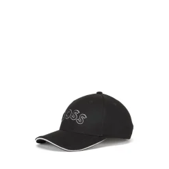 Boss Stretch Pique Cap in Black