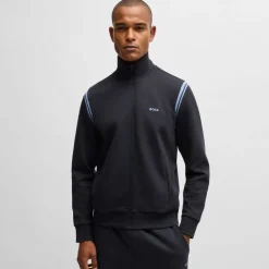 Boss Stripe Inserts Tracksuit in Dark Blue