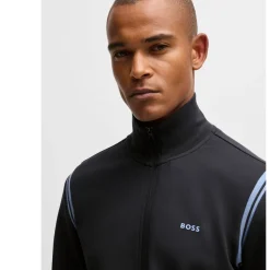 Boss Stripe Inserts Tracksuit in Dark Blue