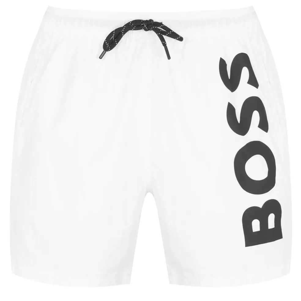 Boss Swim Shorts in White