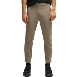Boss T Basin Tapered-Fit Trousers in Green