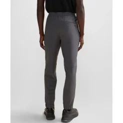 Boss T Flex Tapered-Fit Chinos in Grey