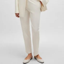 Boss Takareni Regular-Fit Trousers in White