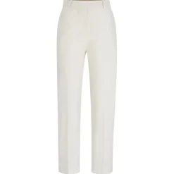 Boss Takareni Regular-Fit Trousers in White