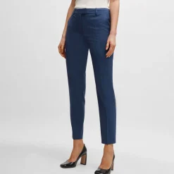 Boss Tamata4 Regular-Fit Trousers in Blue