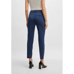 Boss Tamata4 Regular-Fit Trousers in Blue