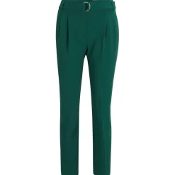 Boss Tapiah Regular-Fit Cropped Trousers in Green