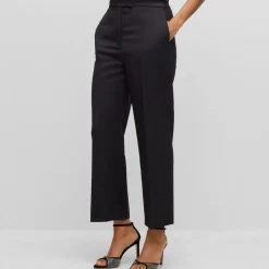 Boss Tatuxa Regular-Fit Tuxedo Pants in Black