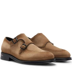 Boss Terry Monk Shoes in Beige