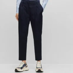 Boss Tetida Trousers in Dark Blue