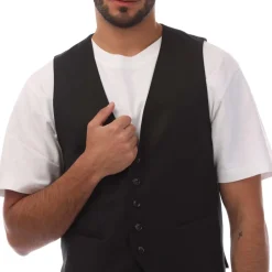 Boss T-Harvers4 Waistcoat in Black