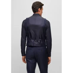 Boss T-Harvers Waistcoat in Navy