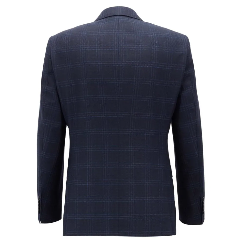Boss T-Heel3 Blazer Jacket in Dark Blue