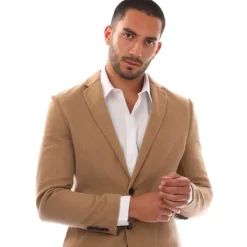 Boss T-Heston-DF Blazer Jacket in Beige
