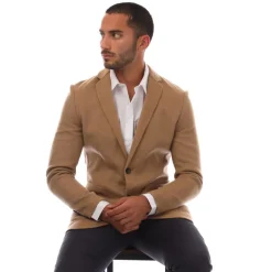 Boss T-Heston-DF Blazer Jacket in Beige