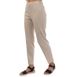 Boss Tilunara Regular-Fit Cropped Trousers in Beige
