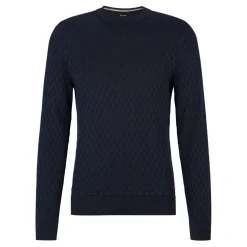 Boss T-Lenny Sweater in Dark Blue